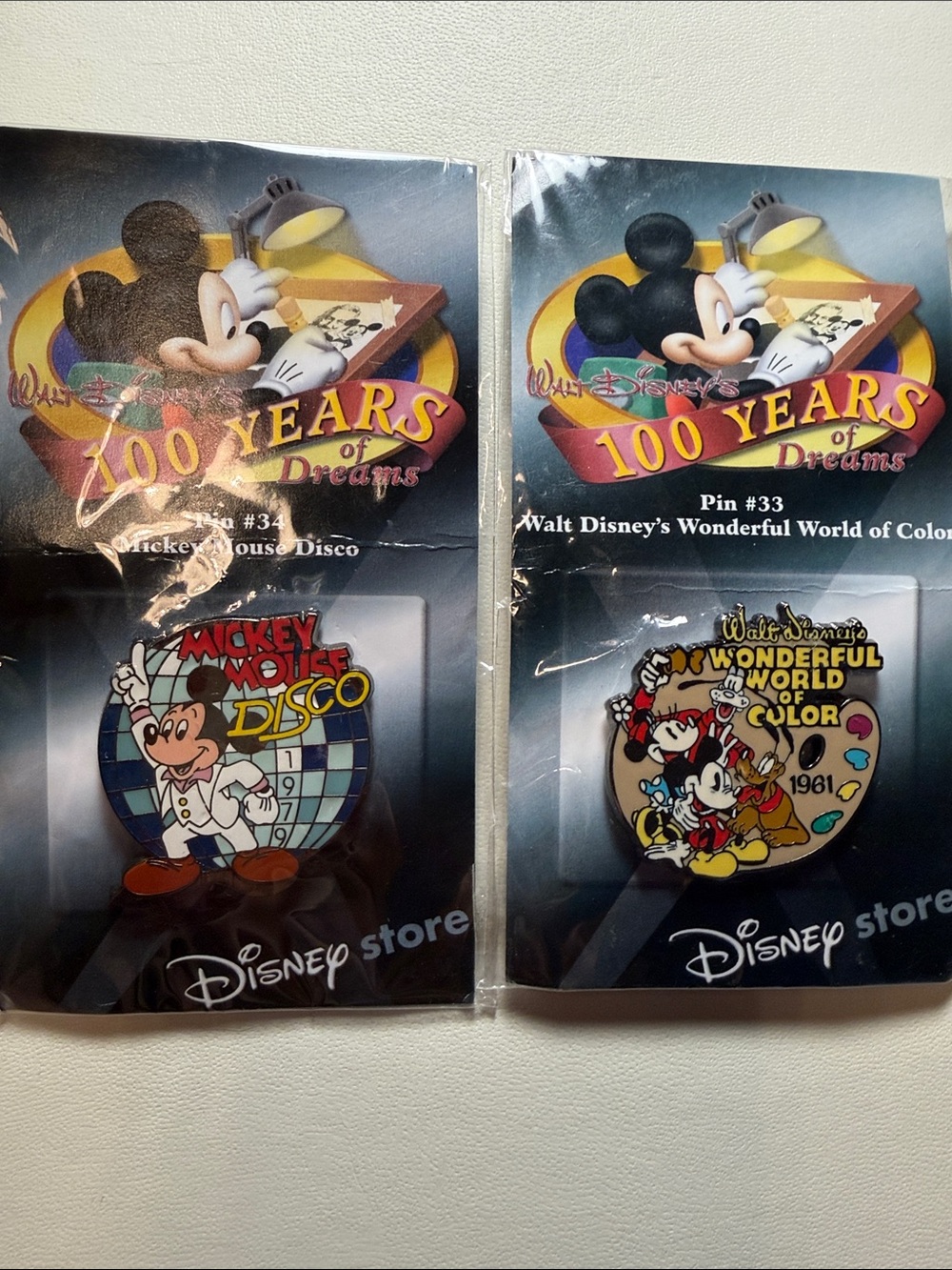 Disney 100 Years Disney Store Pins
